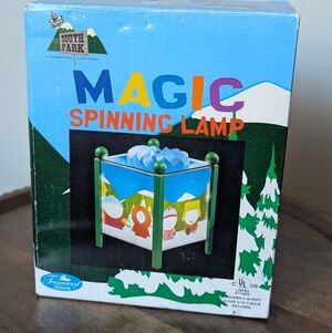 SOUTH PARK Magic Spinning WORKING Lamp With Box Rare Movie Promotional Promo VTG